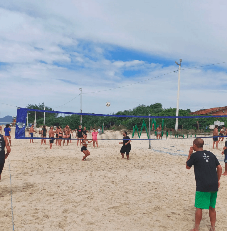 CT Riozinho — treino na praia